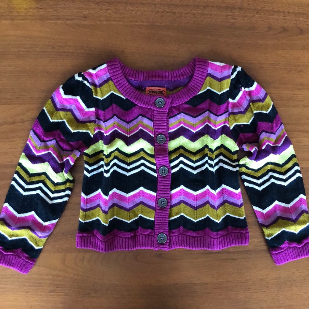 NEW Missoni x Target girls/toddler cardigan